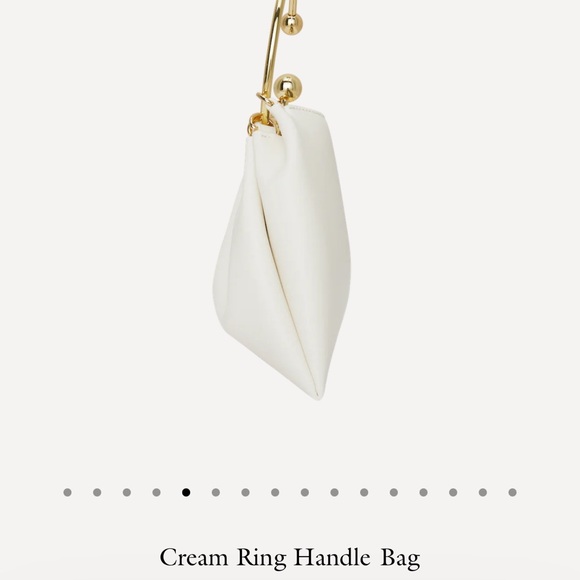 Vera by Verafied Cream Ring Handle Bag - Picture 3 of 10